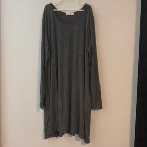 Gray Flowy Dress
